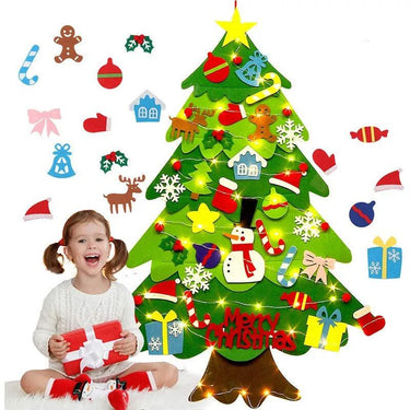 FestiTree | Diversión navideña mágica para toda la familia - Decoración de árbol de Navidad de fieltro DIY